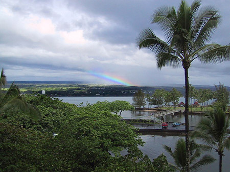 Ausblick aus Hotel auf Hawaii