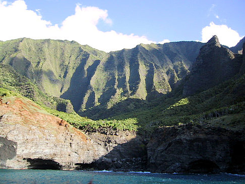 Fotos Höhlen in der Steilküste