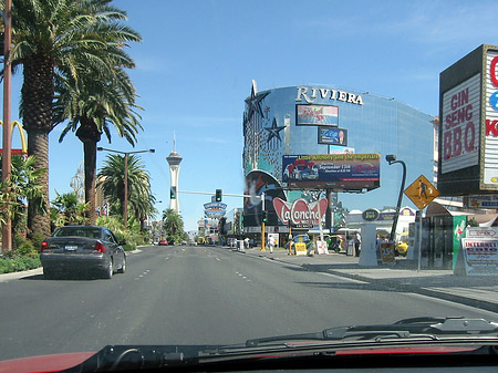 Las Vegas aus dem Auto Fotos