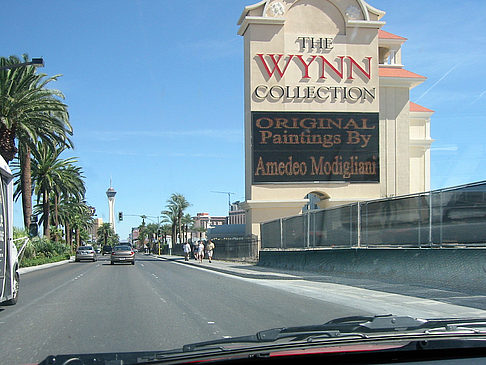 Las Vegas aus dem Auto Fotos