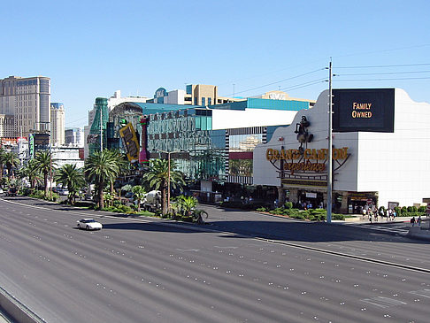 Las Vegas aus dem Auto Foto 